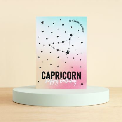 Capricorn birthday card