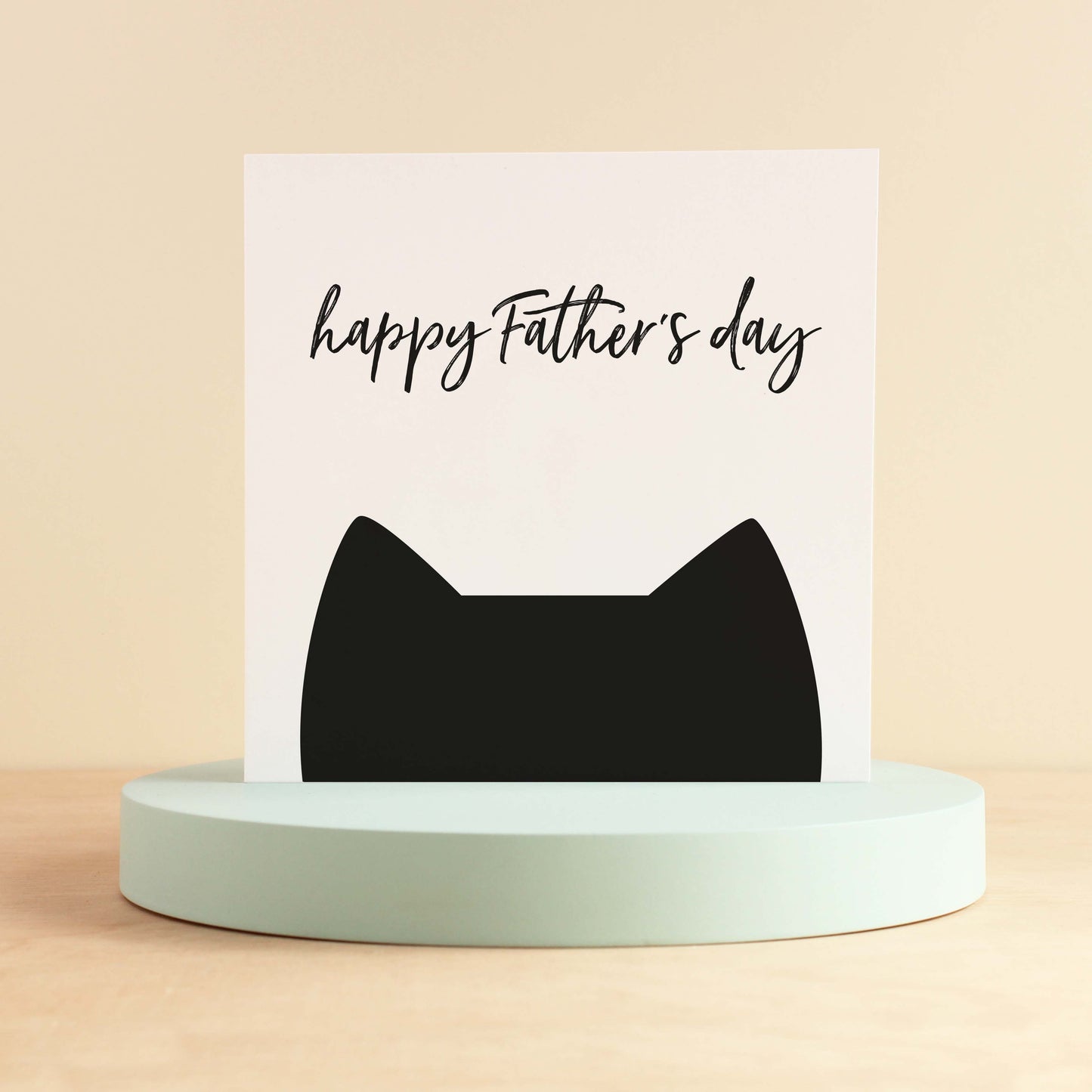 Happy Father's day cat card from Purple Tree Designs
