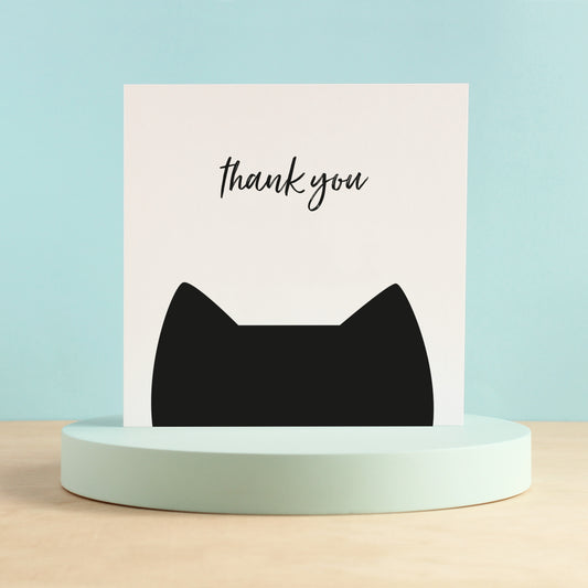 Thank you cat card