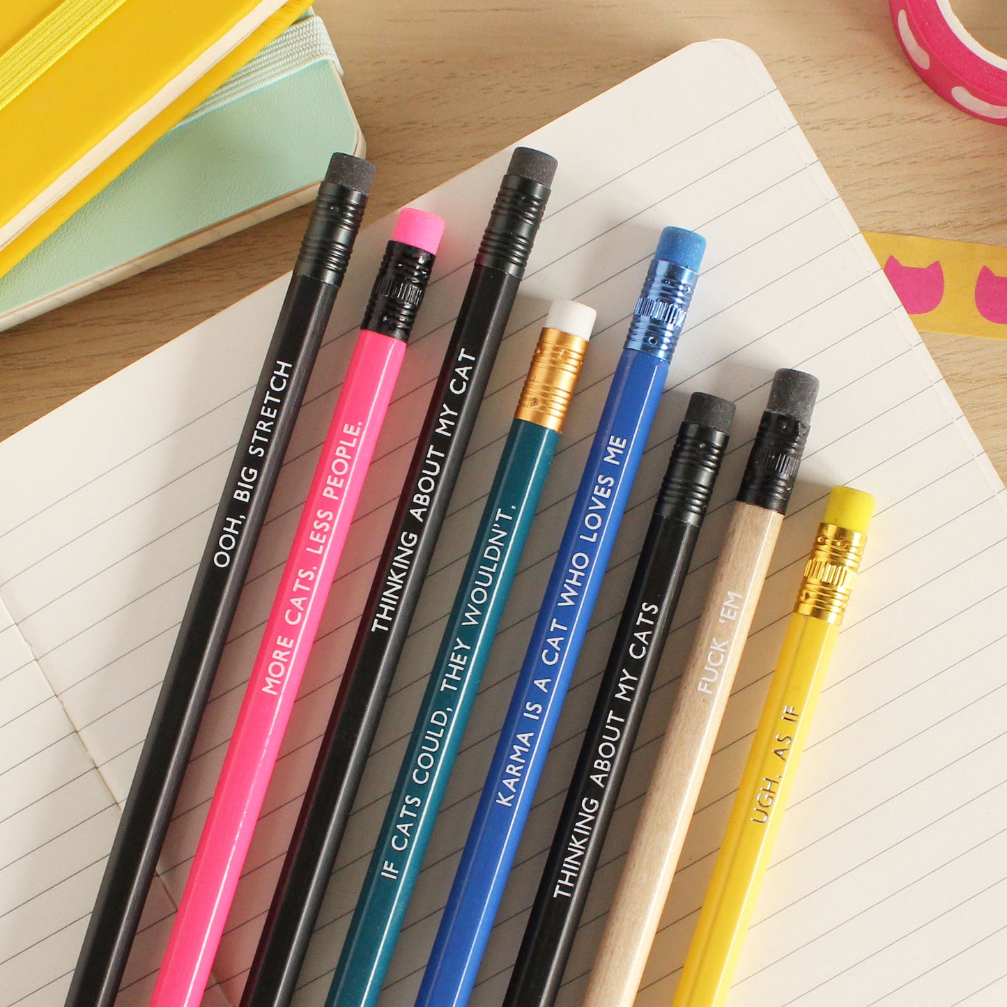 Thinking about my cat(s) pencil