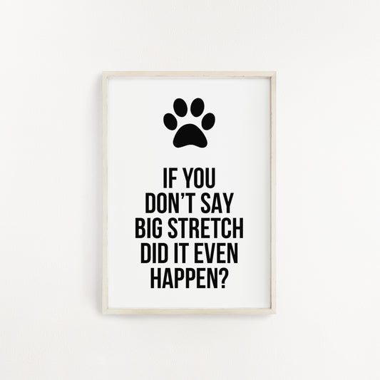 Big stretch dog print from Purple Tree Designs