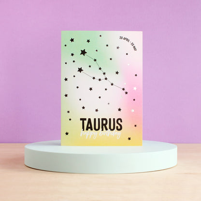 Taurus birthday card