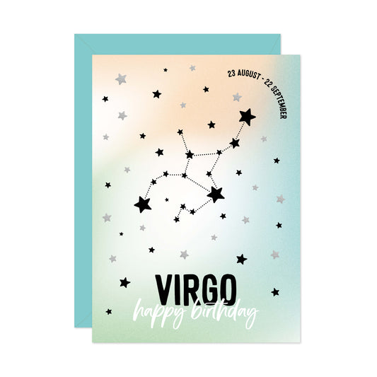 Virgo birthday card