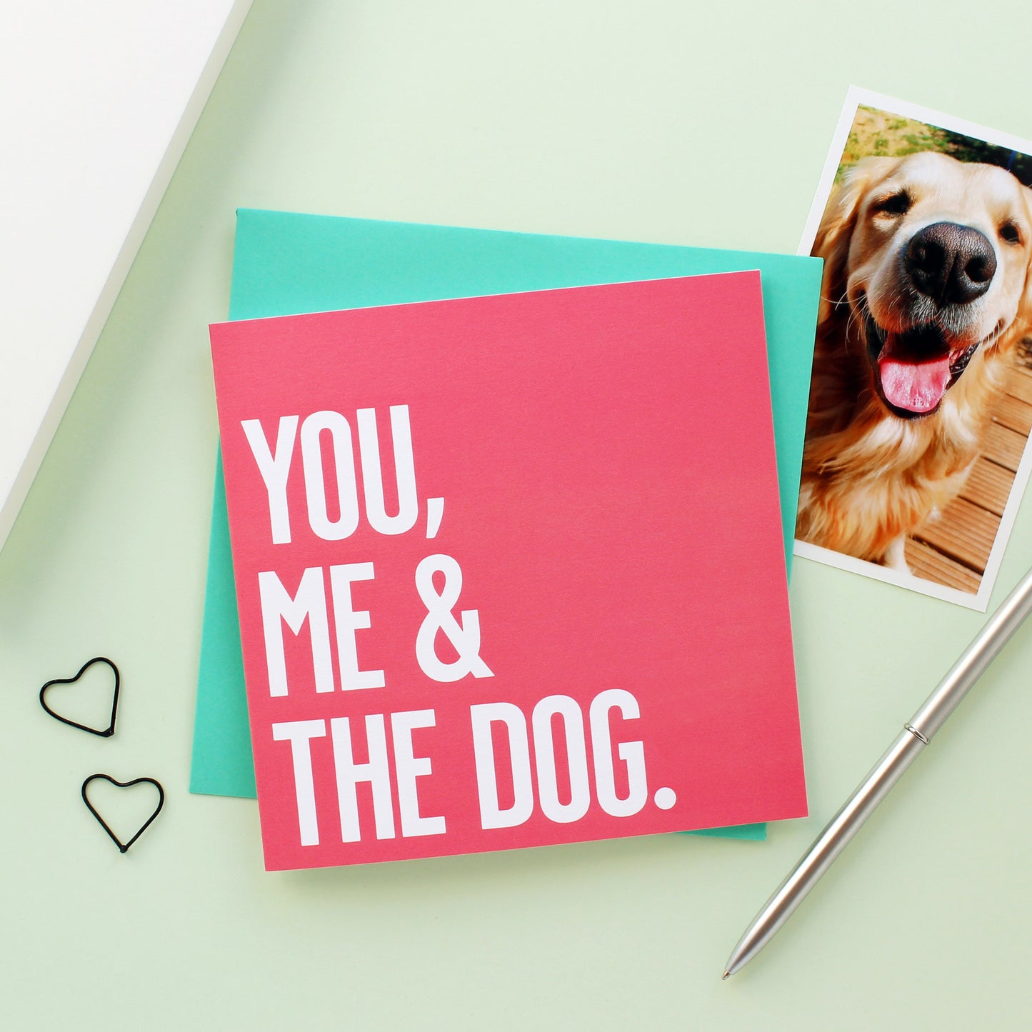 You, me and the dog love card from Purple Tree Designs