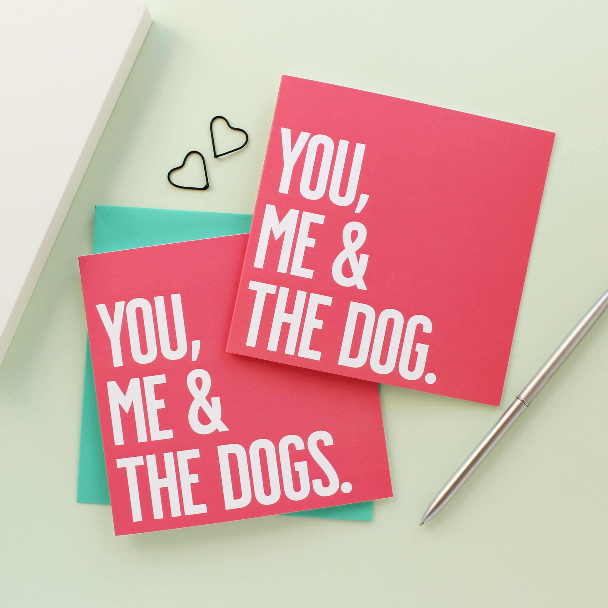 You, me and the dog love card from Purple Tree Designs