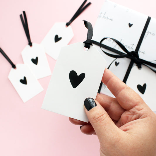 Black heart gift from Purple Tree Designs