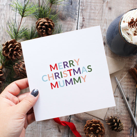 Mummy Christmas card from Purple Tree Designs