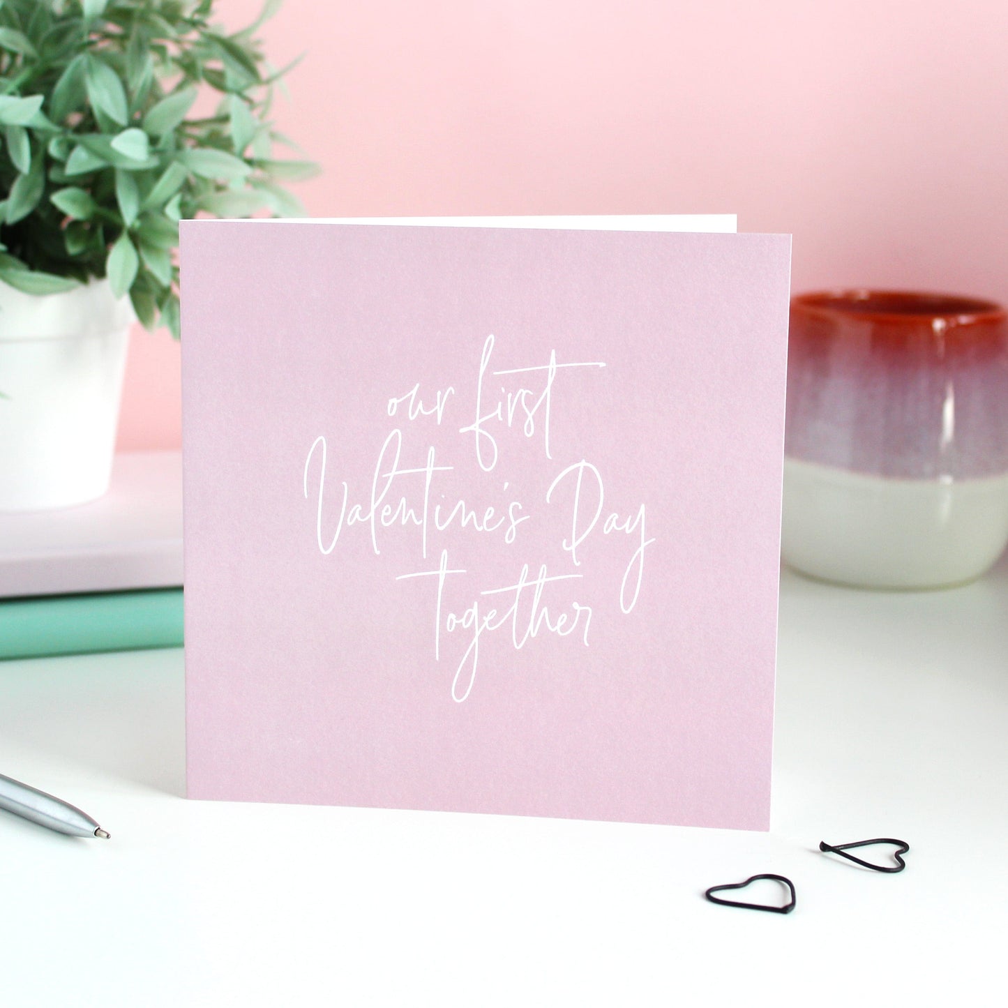 First Valentine's Day together card from Purple Tree Designs