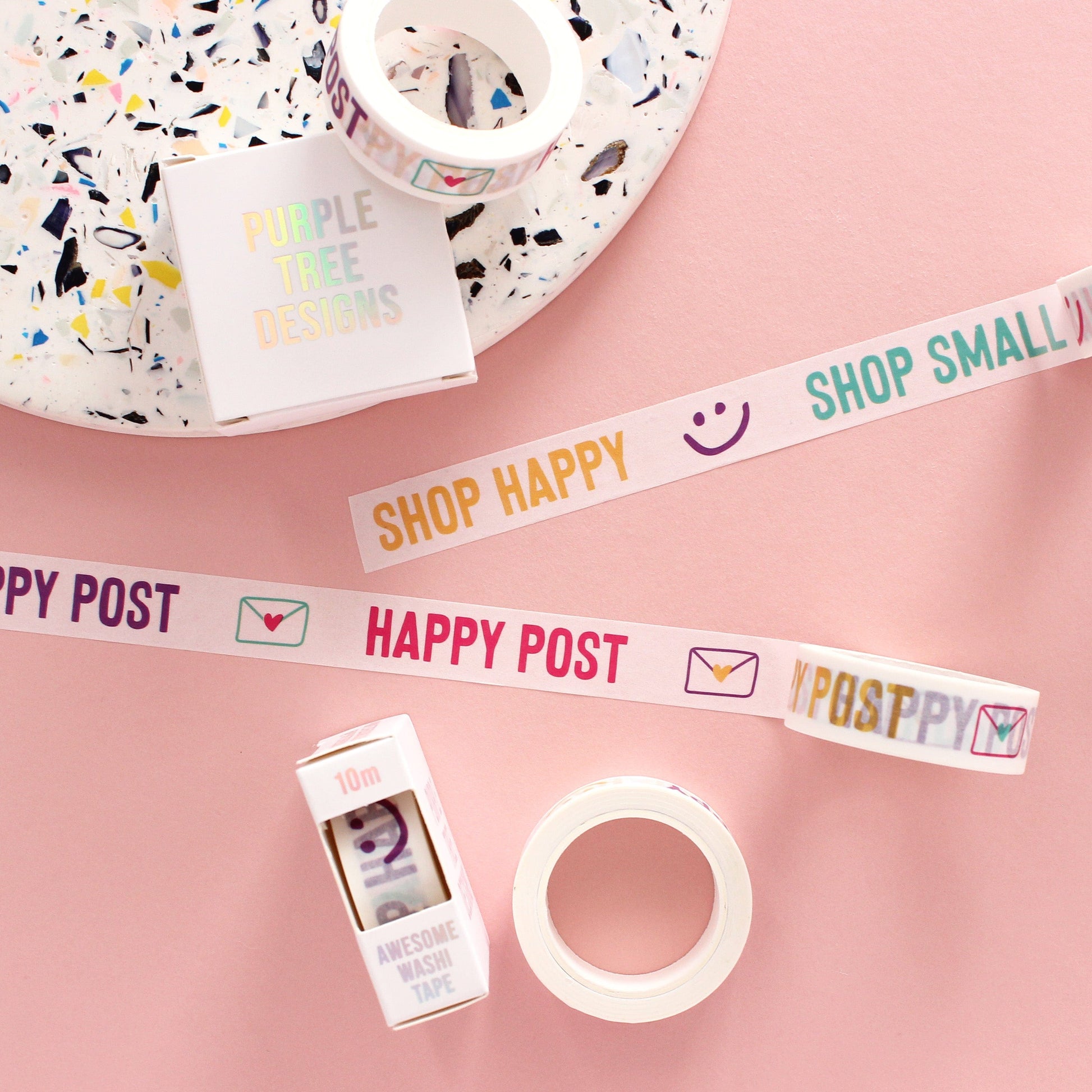 Set of 2 small business washi tapes from Purple Tree Designs