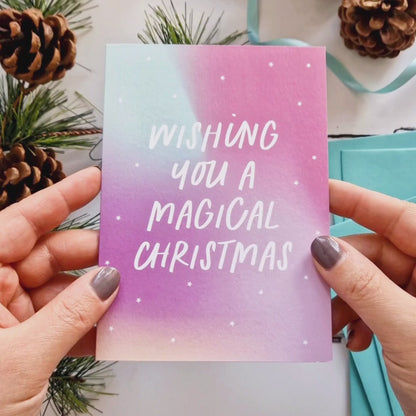 Swept Away: Magical Christmas card pack of 8