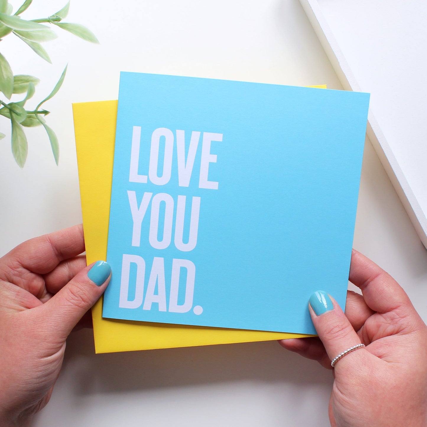 Love you dad greeting card from Purple Tree Designs