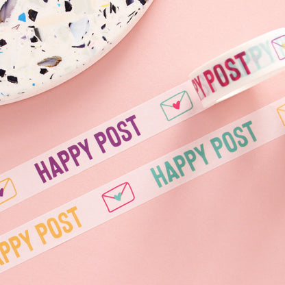 Happy post washi tape from Purple Tree Designs
