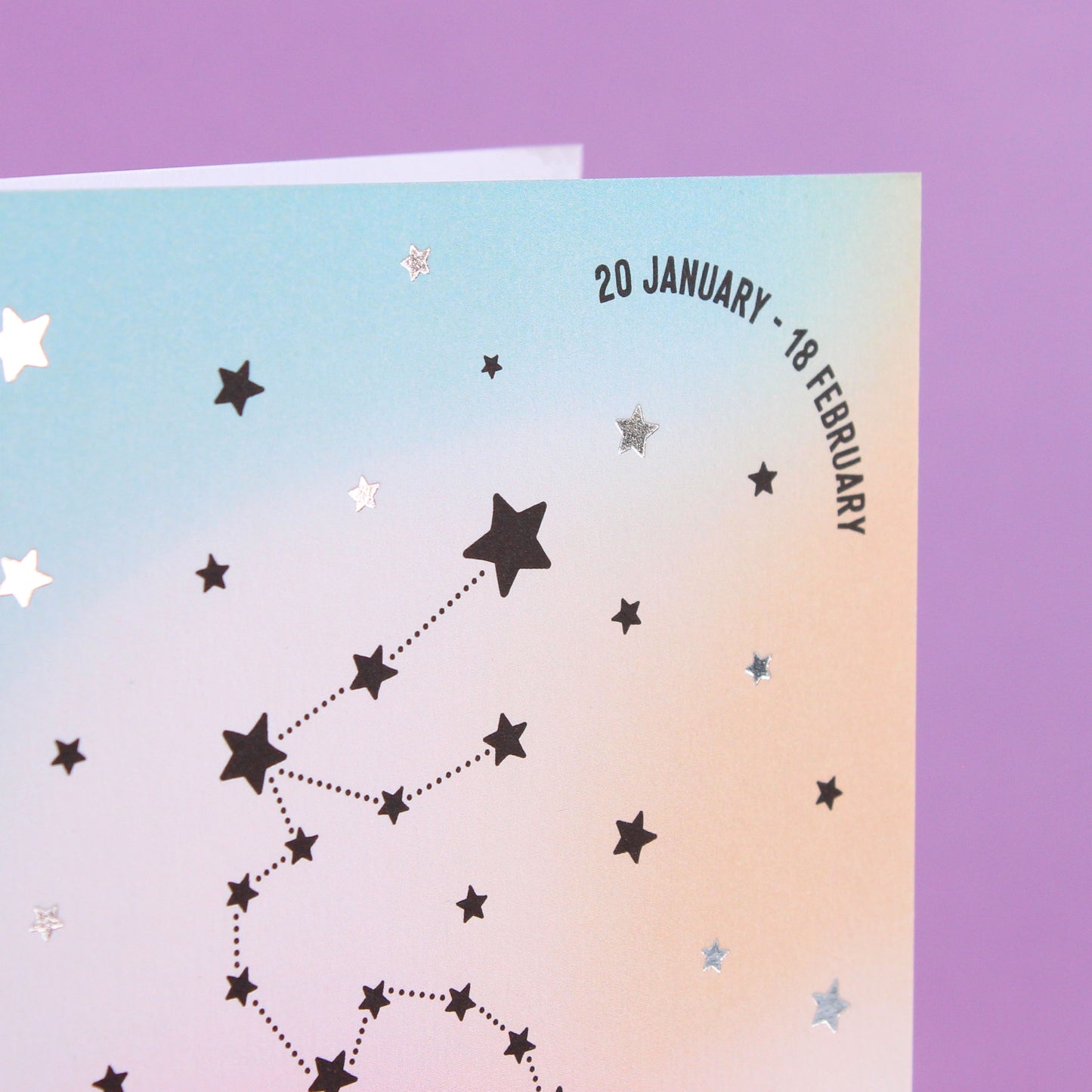 Aquarius birthday card