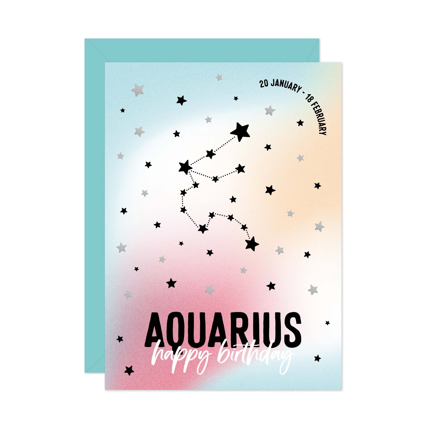 Aquarius birthday card