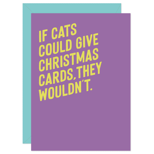If cats could Christmas card