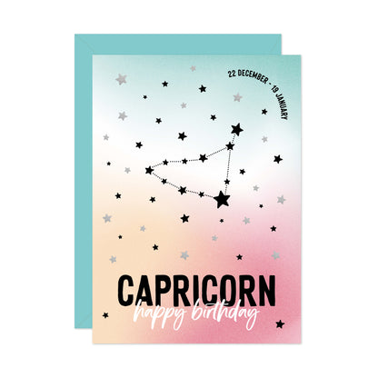 Capricorn birthday card