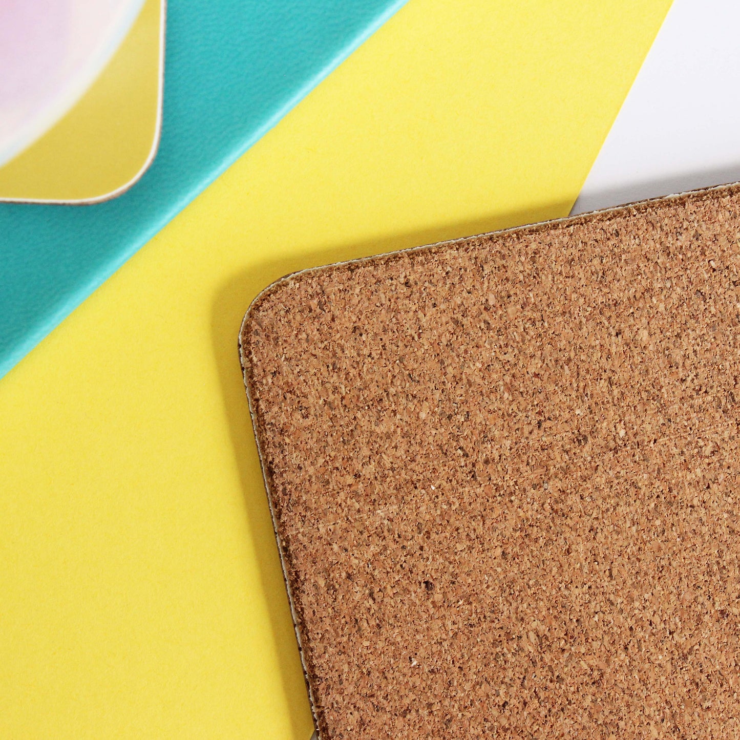 True crime, cats and snacks coaster