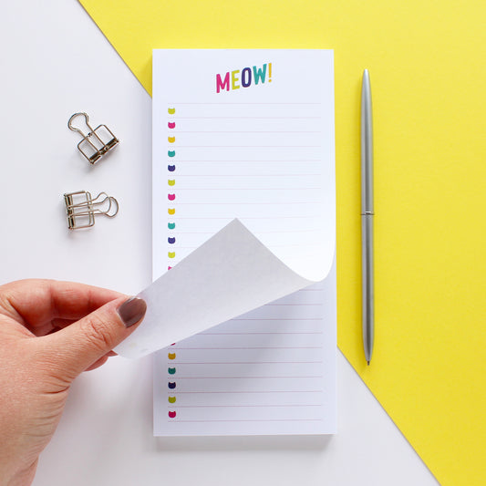 Meow to do list notepad