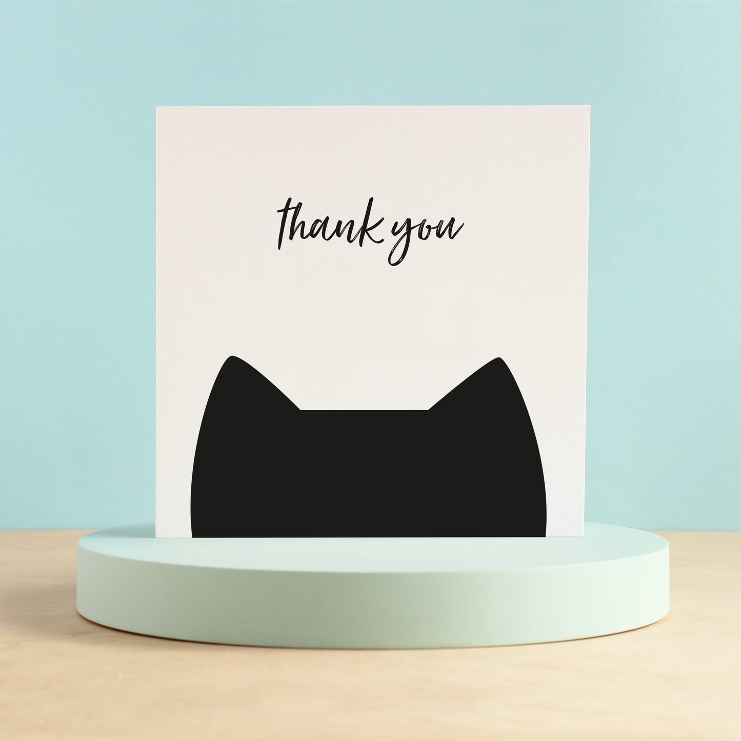 Thank you cat card