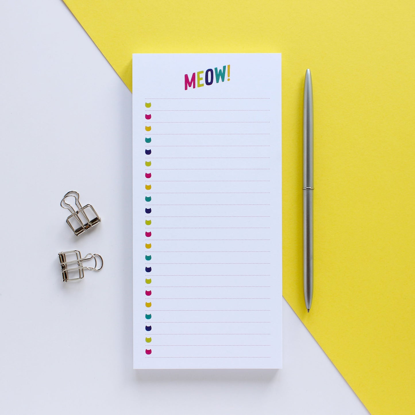 Meow to do list notepad