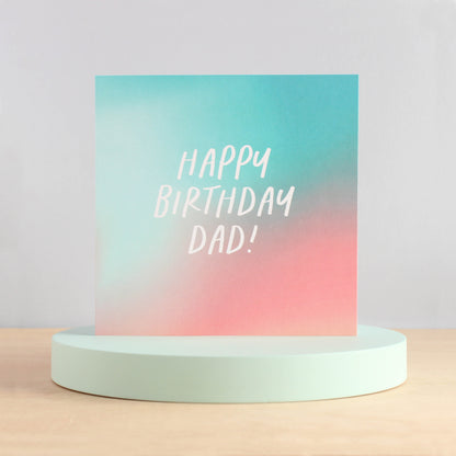 Happy birthday dad birthday card from Purple Tree Designs