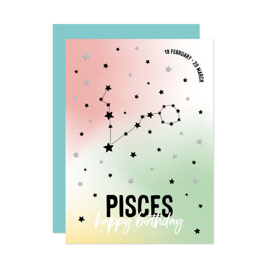 Pisces birthday card