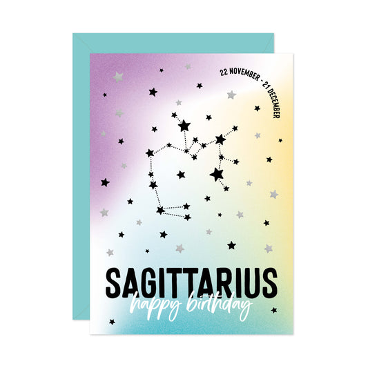 Sagittarius birthday card
