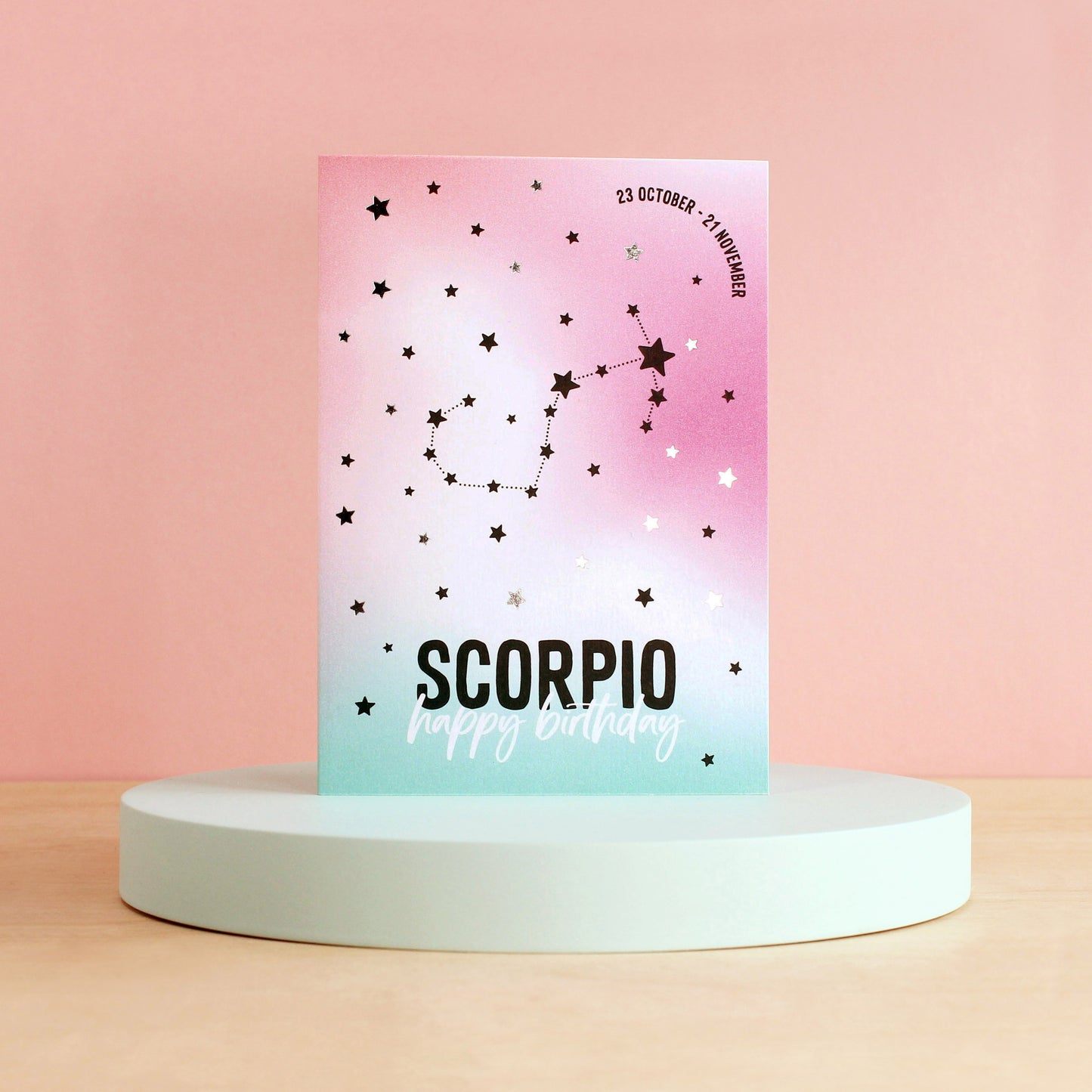 Scorpio birthday card