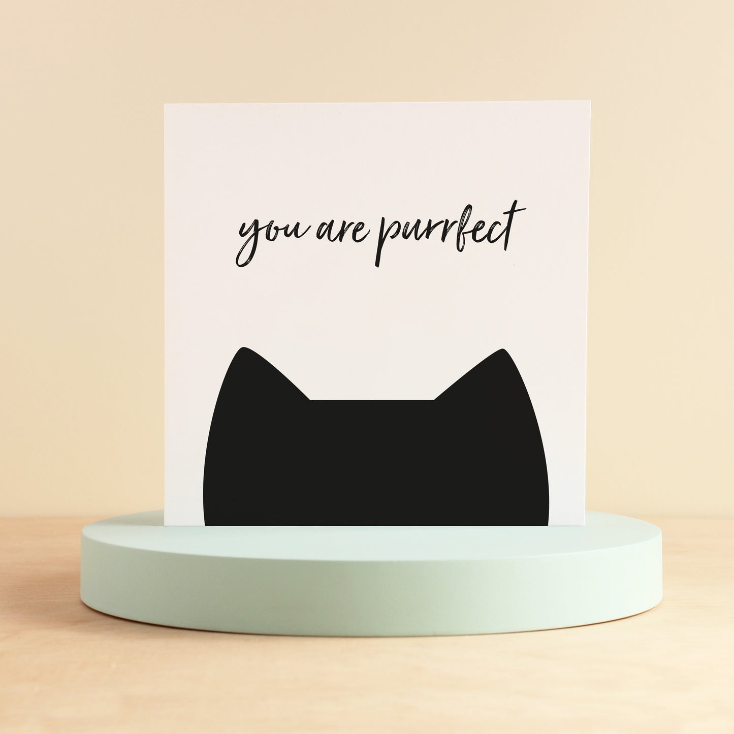 You are purrfect cat love card from Purple Tree Designs