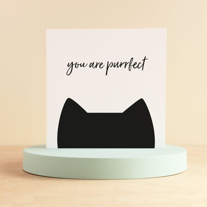 You Are Purrfect Cat Card | Purple Tree Designs