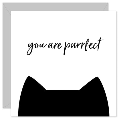 You are purrfect cat card from Purple Tree Designs