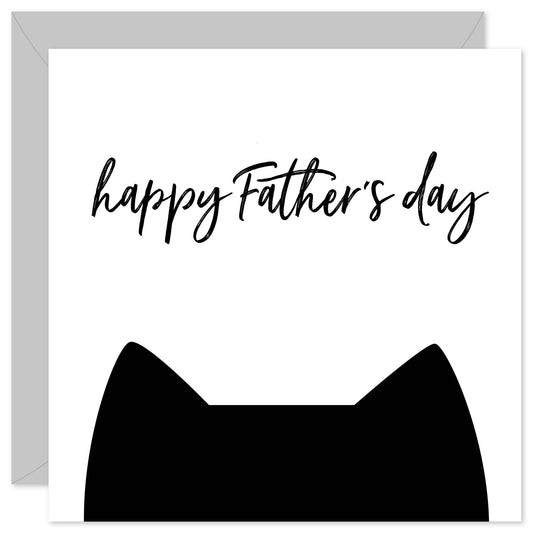 Cat Father's Day card from Purple Tree Designs