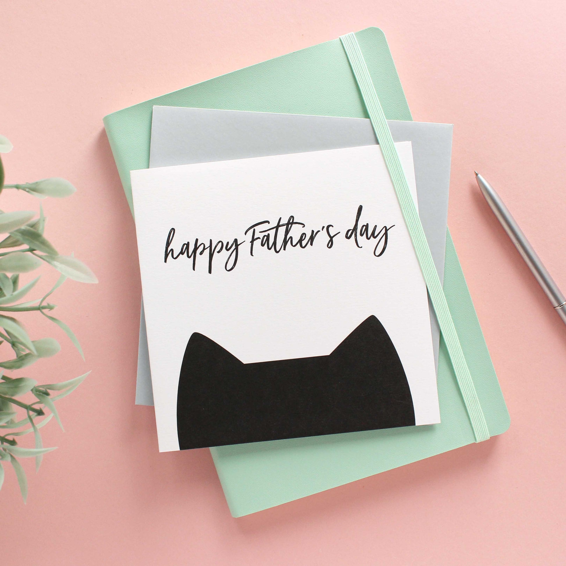 Cat Father's Day card from Purple Tree Designs