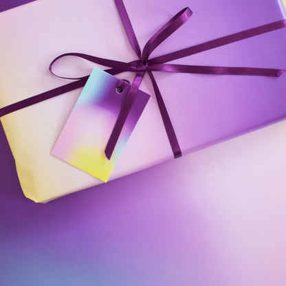 Purple gradient wrapping paper from Purple Tree Designs