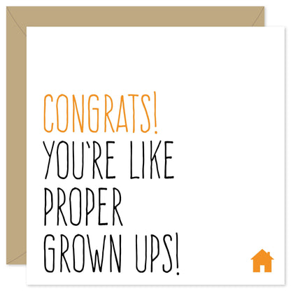 You're like a proper grown up(s) card