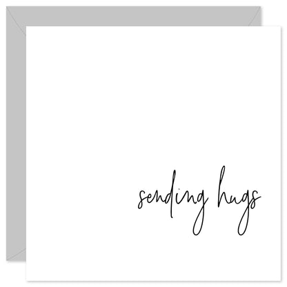 Sending hugs card