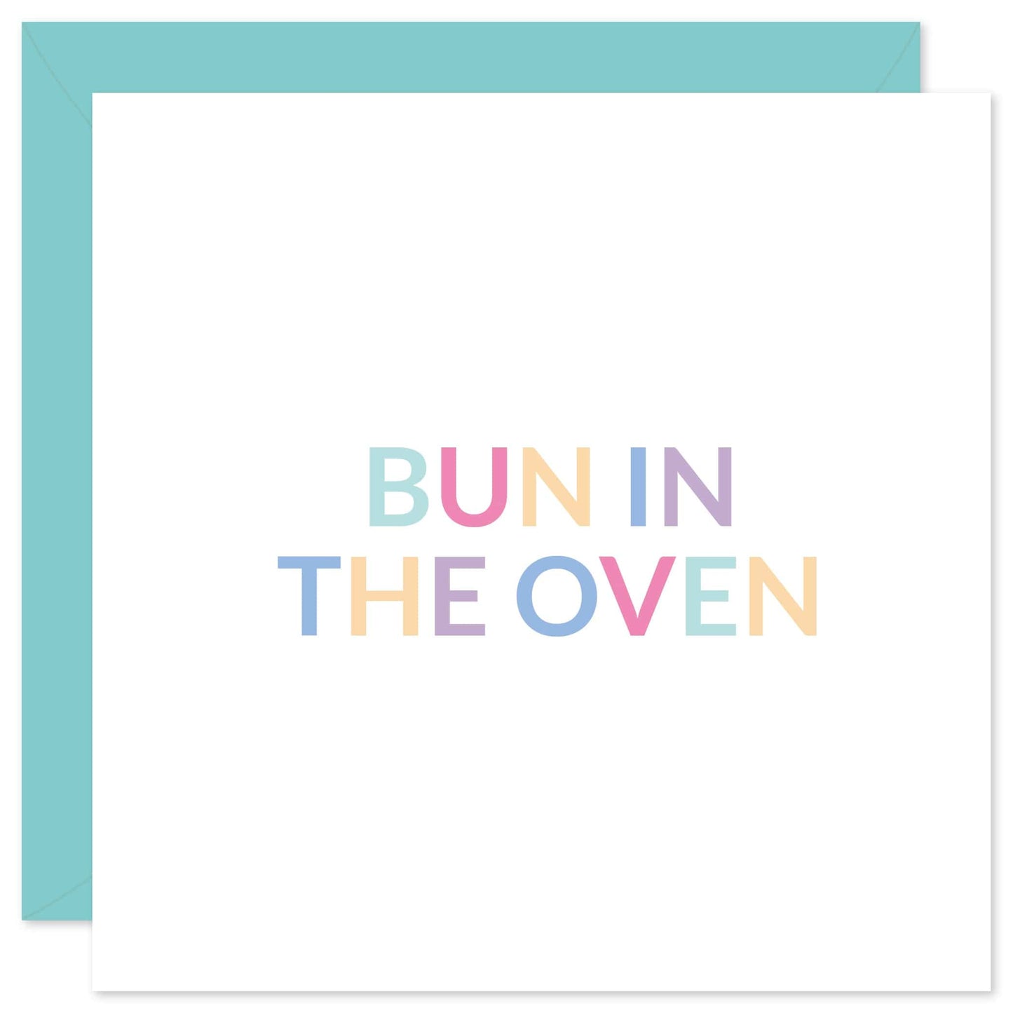 Bun in the oven card