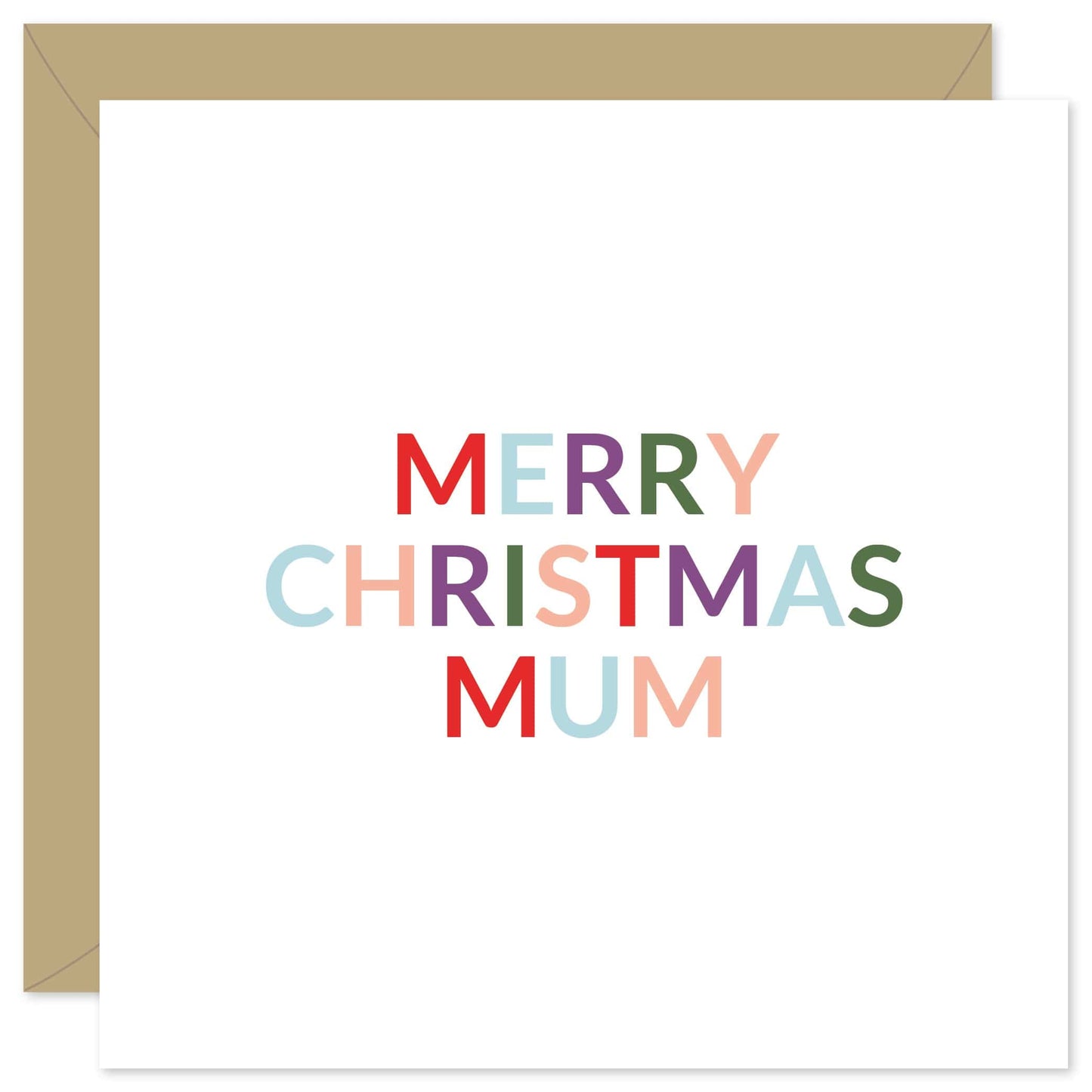 Mum Christmas card from Purple Tree Designs