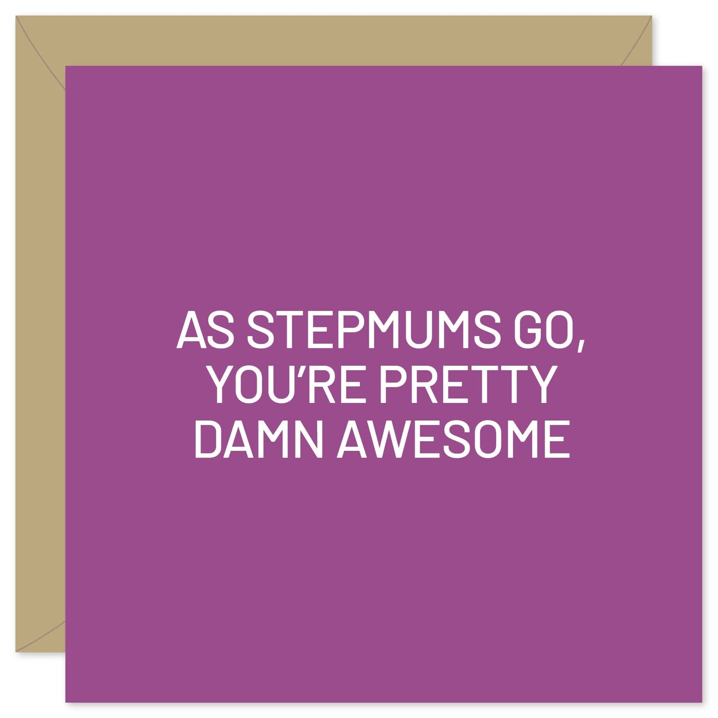 As stepmums go card from Purple Tree Designs