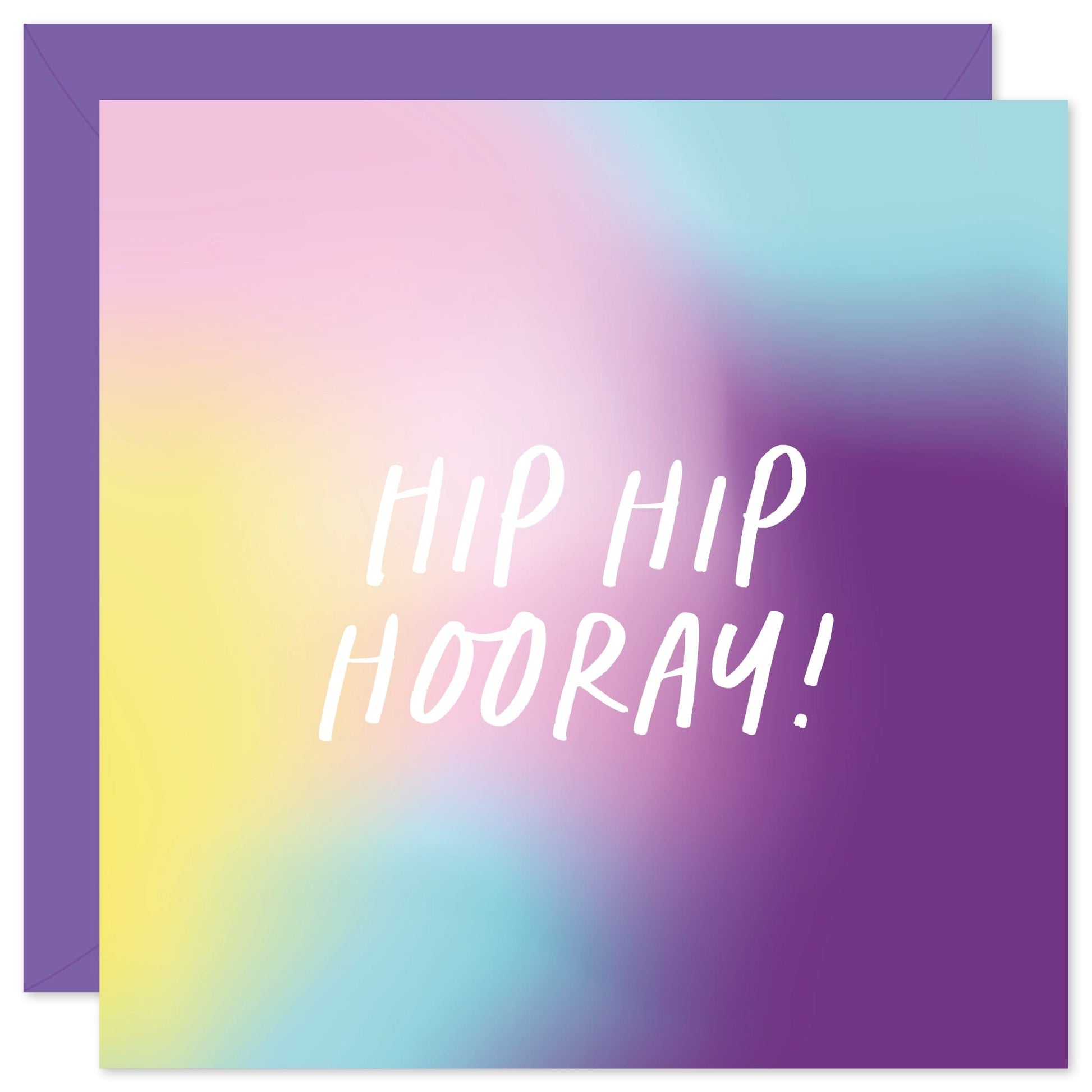 Hip hip hooray birthday card from Purple Tree Designs