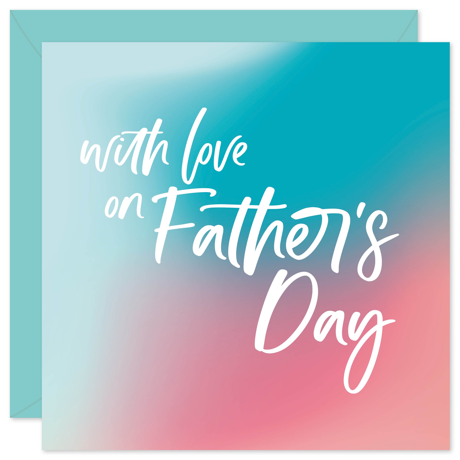 With love on Father's Day card from Purple Tree Designs