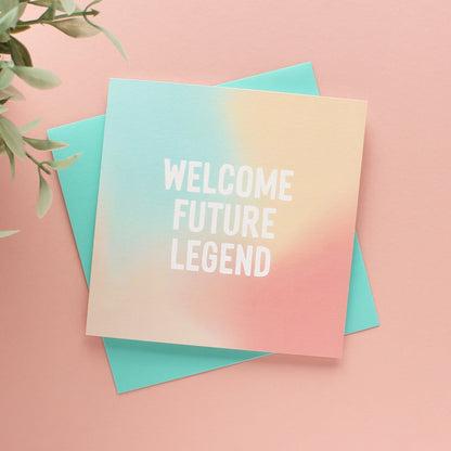 Welcome future legend card