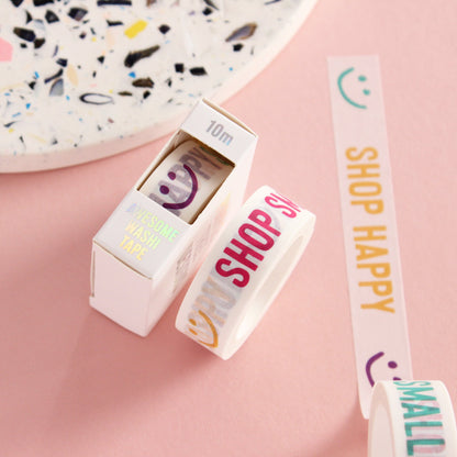 Shop small shop happy washi tape from Purple Tree Designs