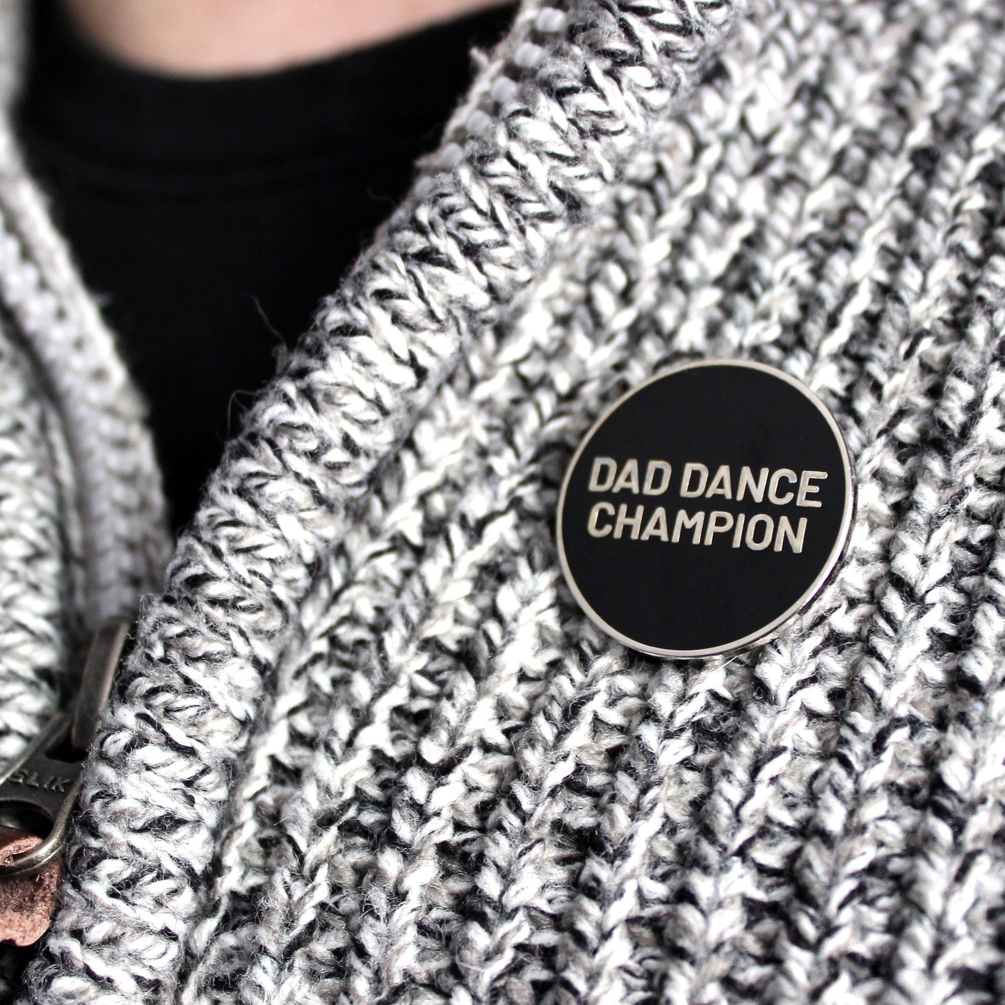 Dad dance champion enamel pin badge