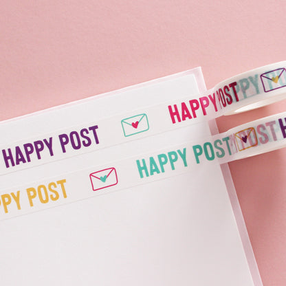 Happy post washi tape from Purple Tree Designs