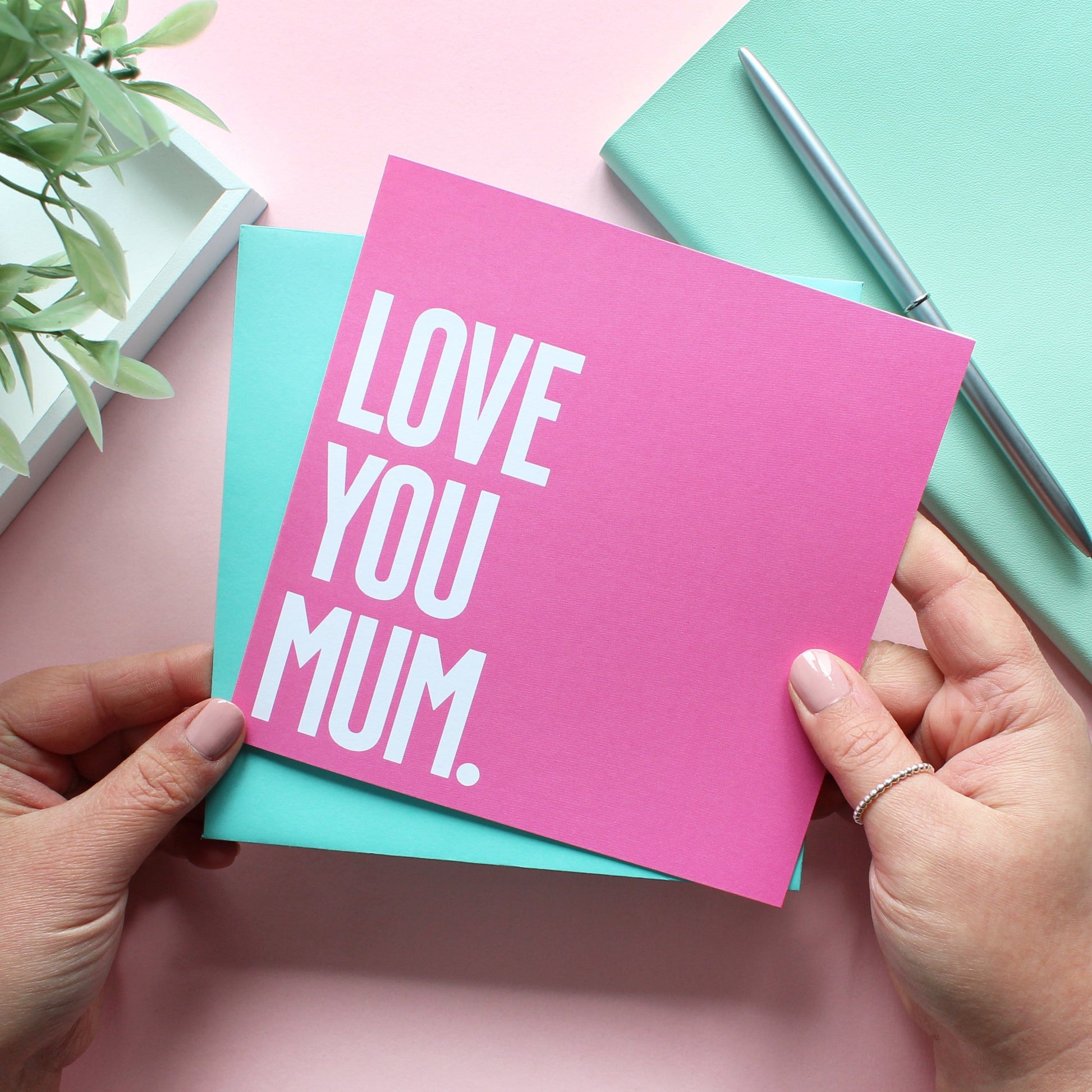 Love you mum card from Purple Tree Designs