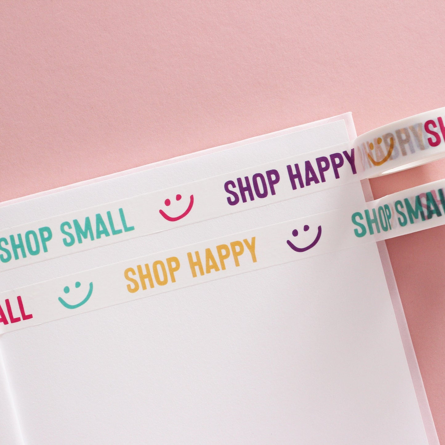 Shop small shop happy washi tape from Purple Tree Designs