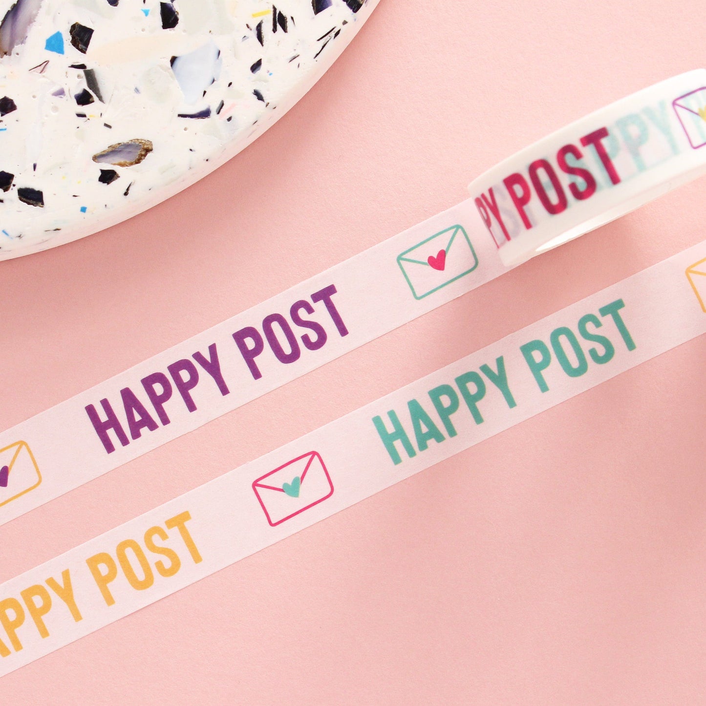 Happy post washi tape from Purple Tree Designs